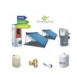 Solární set EnergySol 750/140W60 pro ohřev teplé vody a přitápění